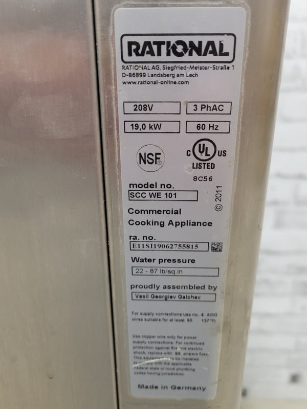 Rational SCC101E Combi Oven with Stand