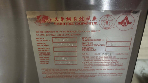 Chinese CRS2 Wok Range Burner