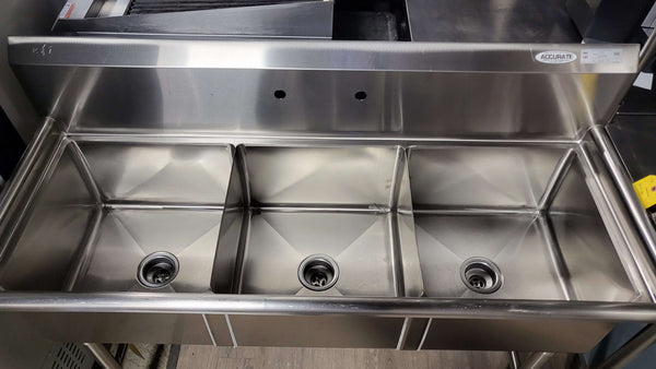 EFI SI818-3NC Three Compartment Sink