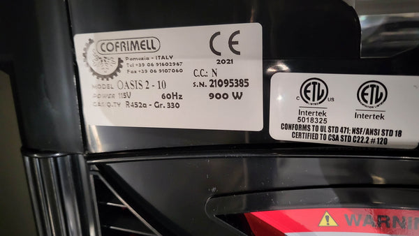 Cofrimell OASIS 2-10 Slush Machine