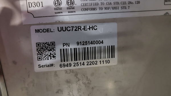 Danair UUC72R-E-HC Refrigerator