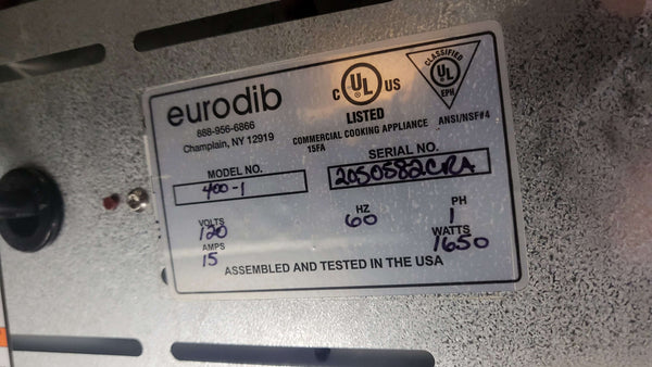 Eurodib CEEB41-120 Crepe Maker