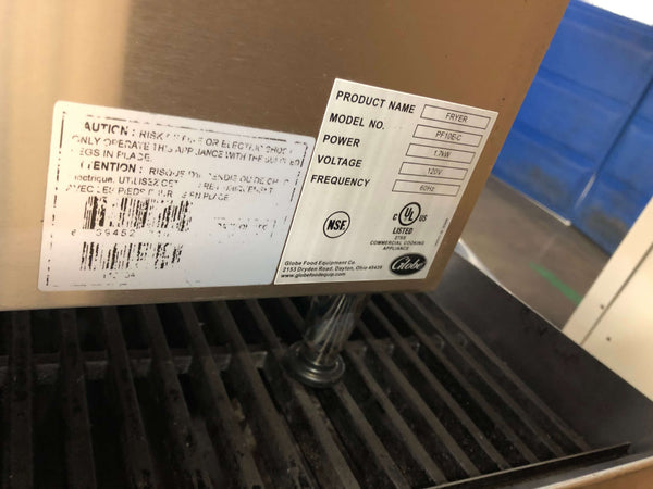 Globe PF10E-C Countertop Fryer
