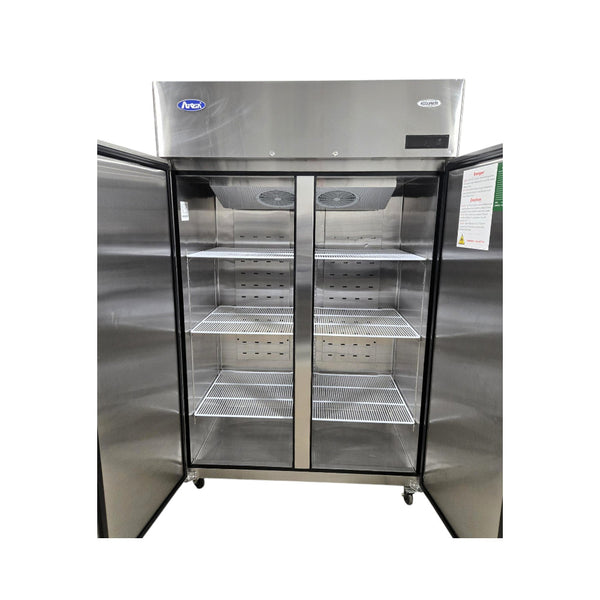 Atosa MBF8005GR Upright Refrigerator - 2 Solid Door - 52 Inch