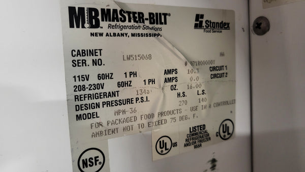 Masterbilt MPM-36 Open Display Cooler
