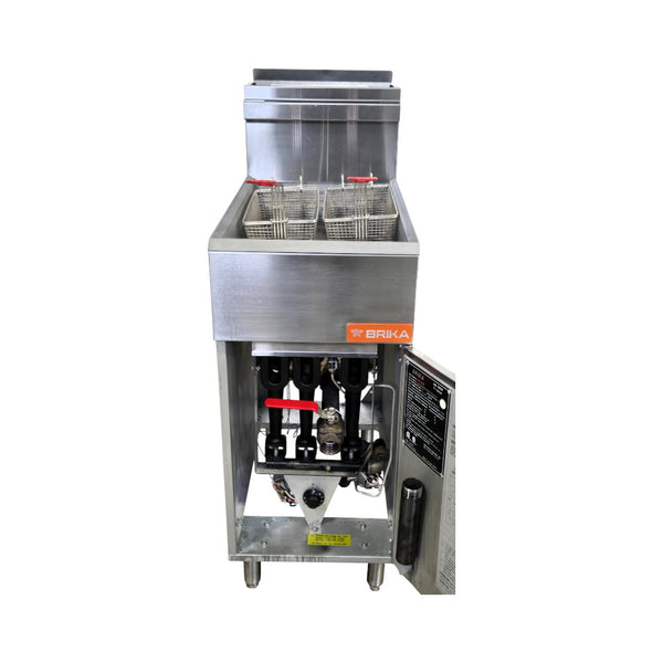 Brika BFR-40-NG Fryer - Natural Gas