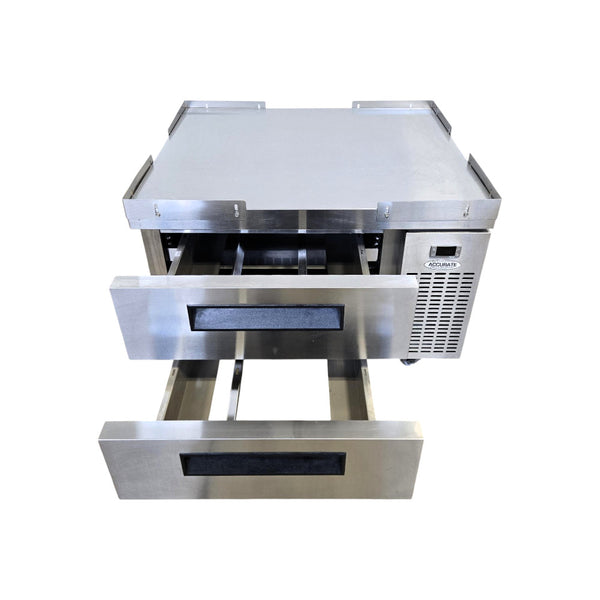 New Air NCB-036-SS Refrigerated Chef Base - 2 Drawer - 36 Inch