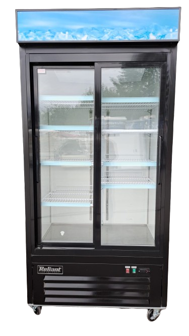 Reliant G938YBM2F-HC Refrigerator - 2 Sliding glass door