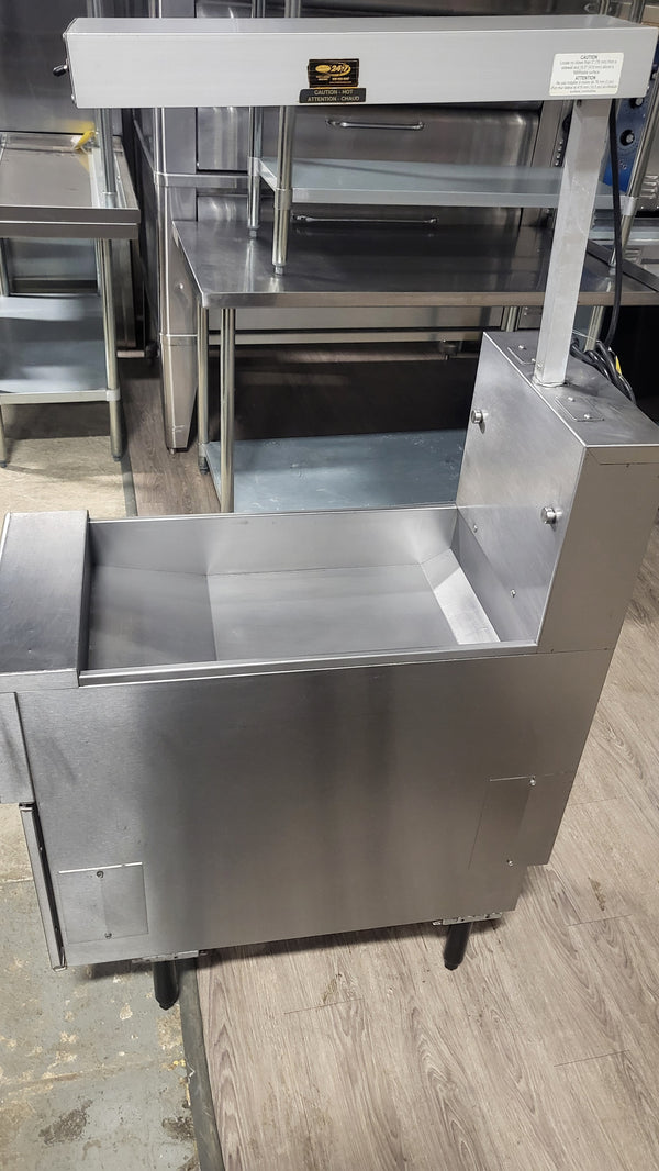 Pitco SGBNB14 Chip Dump Station with Heat Lamp