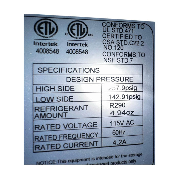 Kool-IT - KDG-60 - Fridge - Display - Curved Glass - 59 Inch