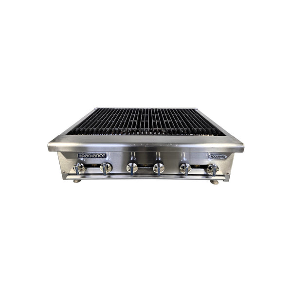 Radiance TARB-36 Countertop Radiant Charbroiler - NG - 6 Burner - 36 Inch