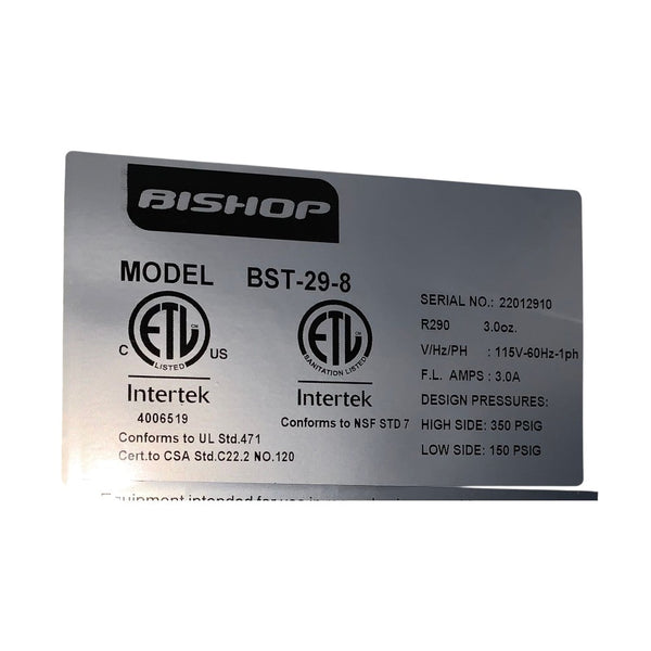 Bishop BST-29-8 Prep Table