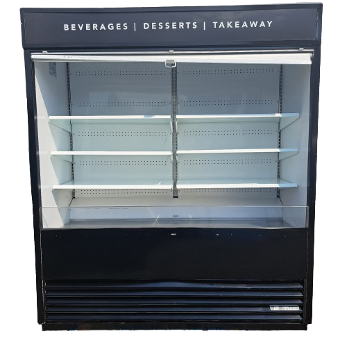 TRUE - TAC-72-LD - Fridge - Open Air Merchandiser - 72 Inch