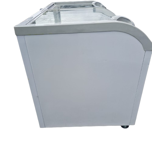 New Air NIF-56-CG Curved Glass Display Chest Freezer - 56 Inch