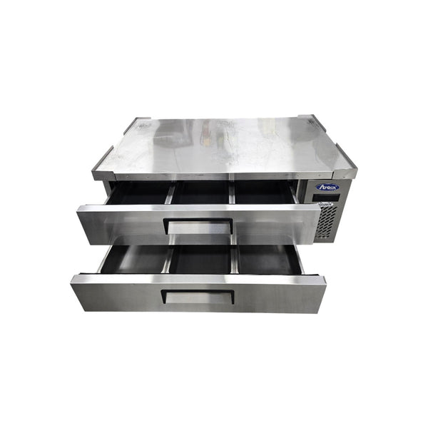 Atosa MGF8451GR Refrigerated Chef Base - 2 Solid Drawers - 52 Inch