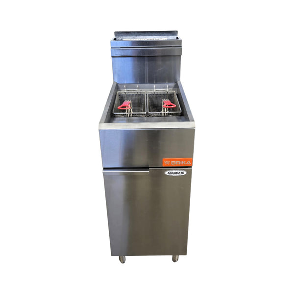Brika BFR-40-NG 40lb Deep Fryer - Natural Gas