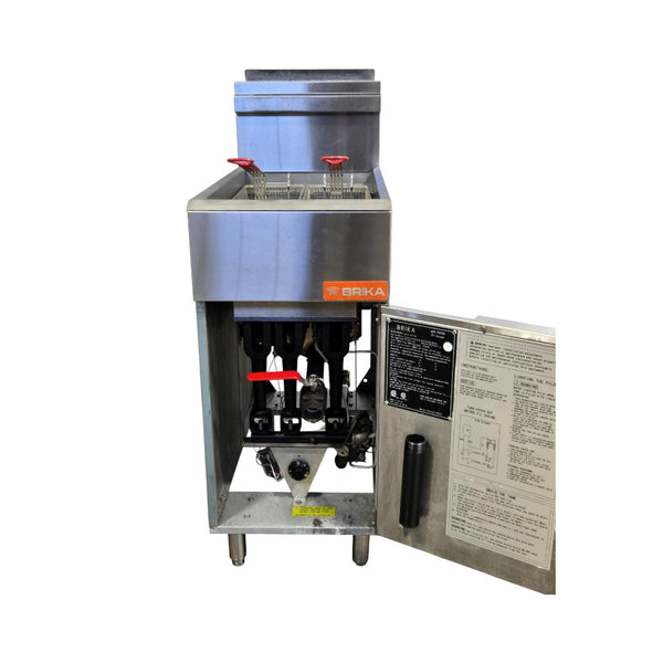 Brika BFR-40-NG 40lb Deep Fryer - Natural Gas