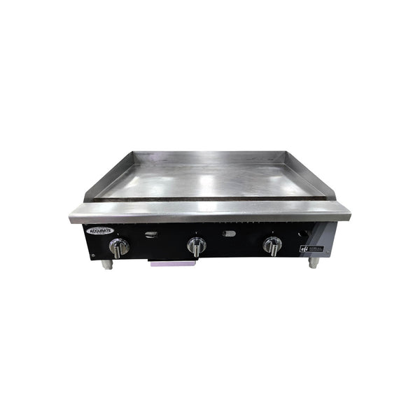 EFI RCTTG-36N Countertop Natural Gas Thermostatic Griddle - 36 Inch