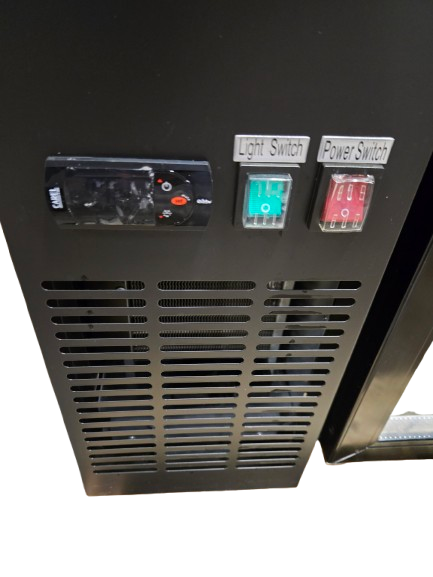 Omcan UBB-24-48G-HC Back Bar Cooler, 2 Door - Castors not included