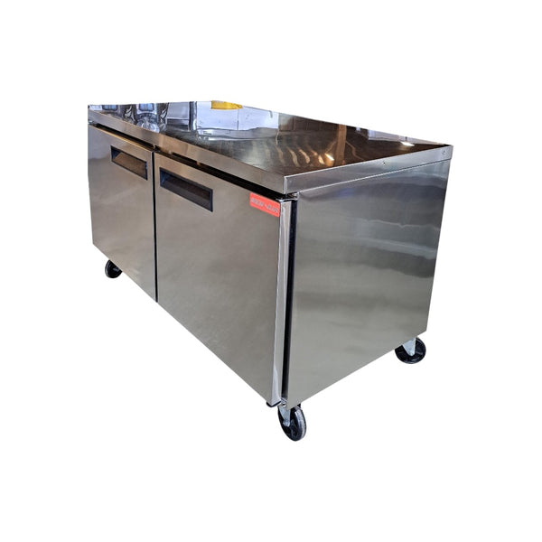New Air NUR-060-SS Undercounter Refrigerator - 2 Door - 60''