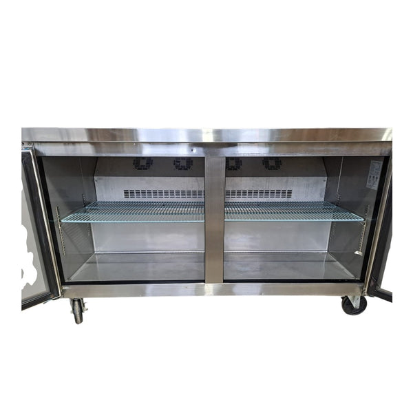 New Air NUR-060-SS Undercounter Refrigerator - 2 Door - 60''
