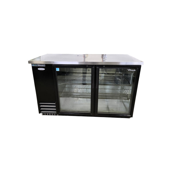 True TBB-2G-HC-LD Back Bar Cooler - 2 Glass Door - 59 Inch