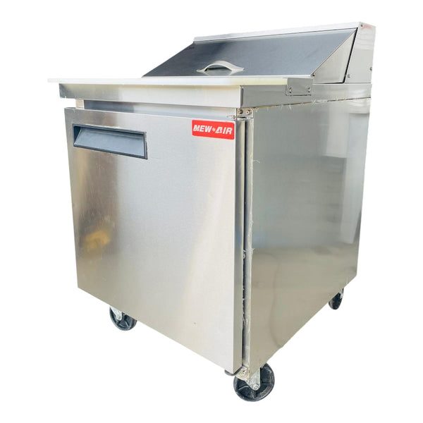 New Air - NPT-029-MSA - Refrigerated Prep Table - 1 Solid Door - 29 Inch