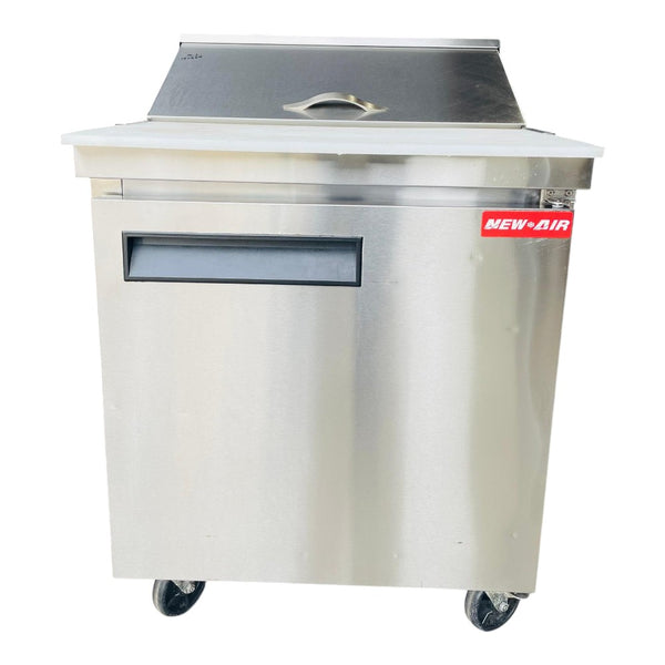 New Air - NPT-029-MSA - Refrigerated Prep Table - 1 Solid Door - 29 Inch
