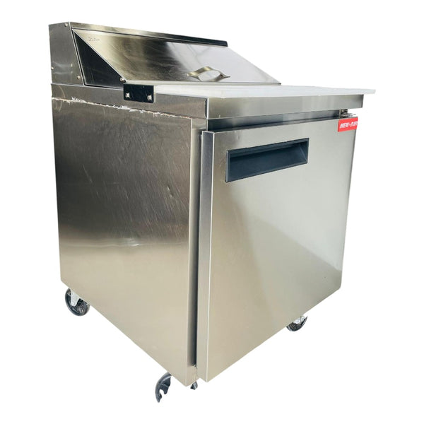 New Air - NPT-029-MSA - Refrigerated Prep Table - 1 Solid Door - 29 Inch