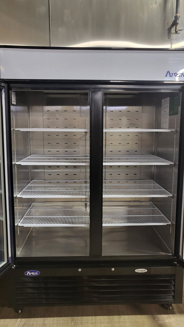 Atosa MCF8723GR Double Door 54in Wide Display Refrigerator