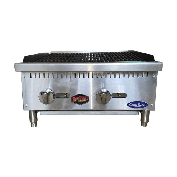Atosa ATCB-24 Natural Gas Char Rock Charbroiler - 24 inch