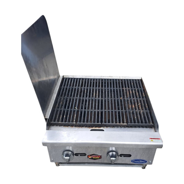 Atosa ATCB-24 Natural Gas Char Rock Charbroiler - 24 inch