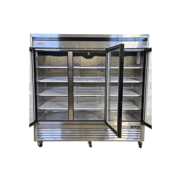 Cardinal CSSR3G Upright Merchandiser Cooler - 3 Glass Door - 81 Inch