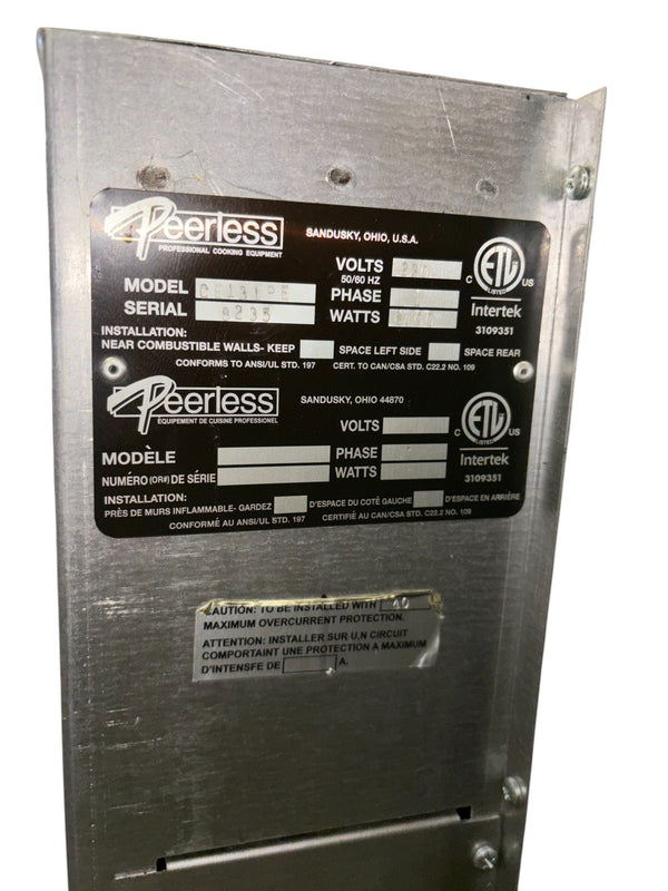 Peerless CE131PE Electric Countertop Pizza Oven