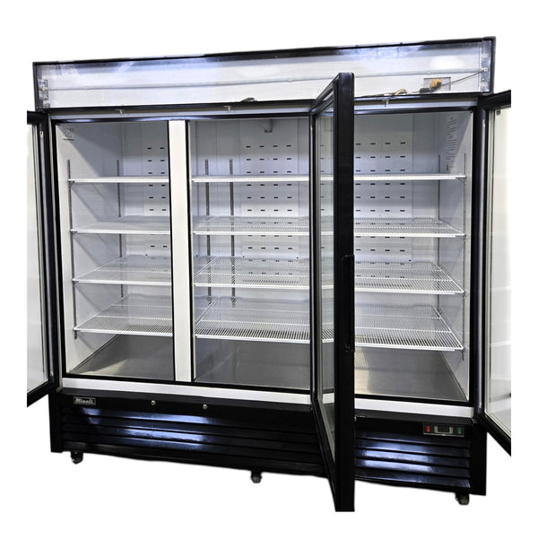Migali C-72FM-HC Three Glass Door Freezer