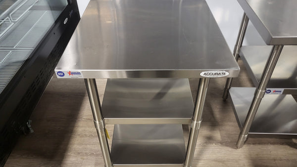 Omcan 19135 Work Table - Stainless Steel - 24 x 24
