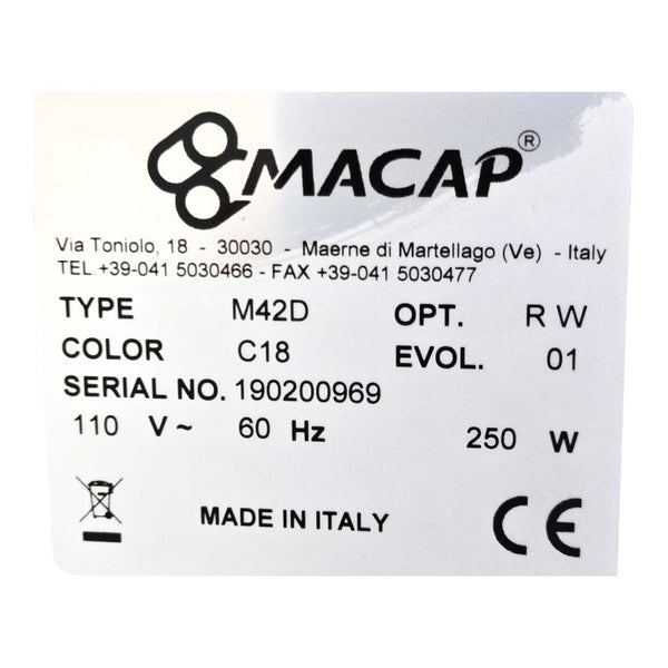 Macap M42D Espresso Coffee Grinder