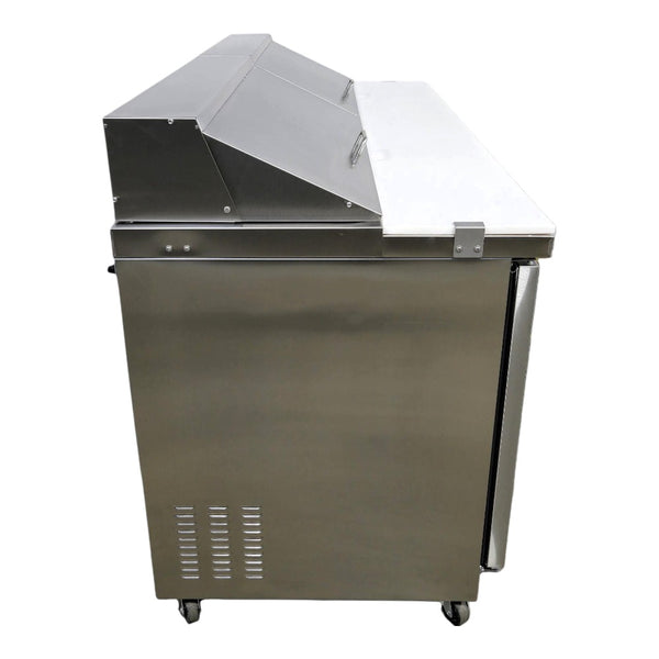 Arctic Air AST72R Refrigerated Mega Top Prep Table - 3 Solid Door -71.5 Inch