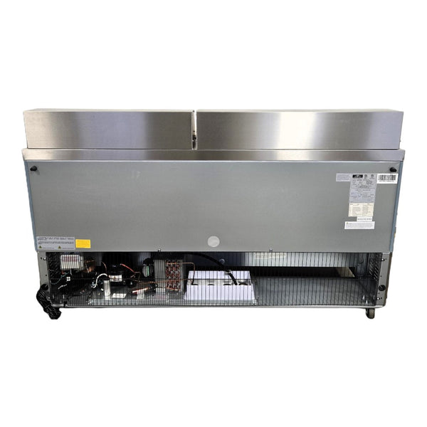 Arctic Air AST72R Refrigerated Mega Top Prep Table - 3 Solid Door -71.5 Inch