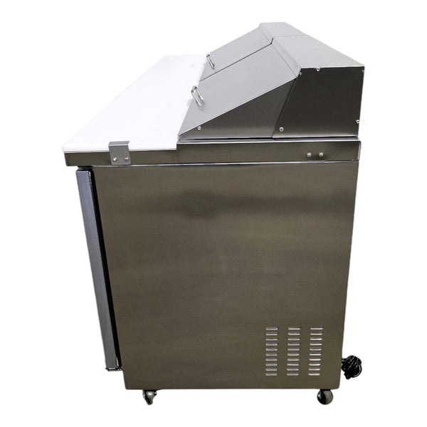 Arctic Air AST72R Refrigerated Mega Top Prep Table - 3 Solid Door -71.5 Inch
