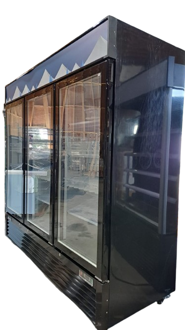 EFI C3-82GDVC Upright Merchandiser Cooler - 3 Glass Door - 82 Inch