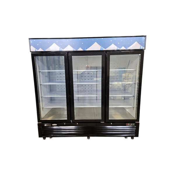 EFI F3-82GDVC Freezer - Merchandiser - 3 Glass Door - Cosmetic Scratches