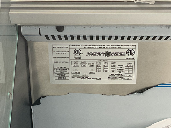 Hydra Kool KFMCG-40SA Refrigerated Display Case