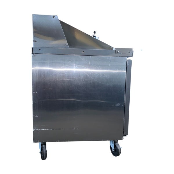 New Air - NPT-048-SA - Refrigerated Megatop Prep Table - 2 Solid Doors - 48 Inch