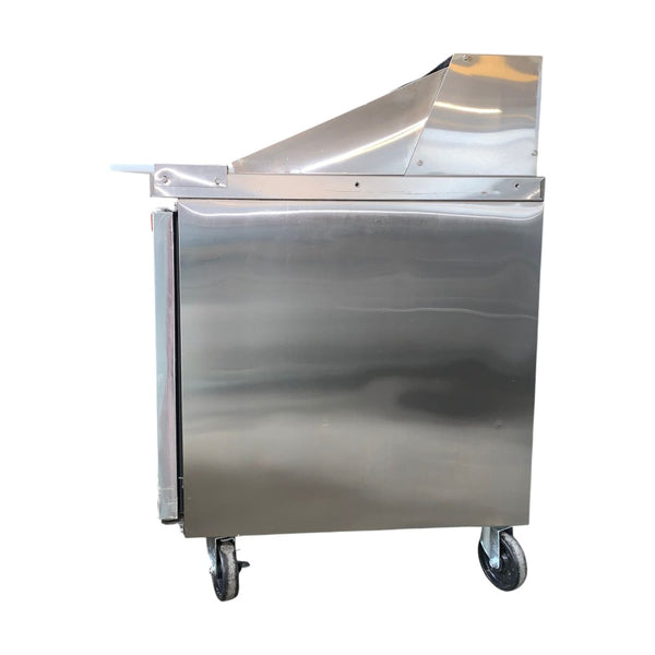 New Air - NPT-048-SA - Refrigerated Megatop Prep Table - 2 Solid Doors - 48 Inch