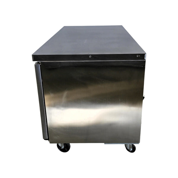 New Air NUR-060-SS Undercounter Refrigerator - 2 Solid Door - 60 Inch