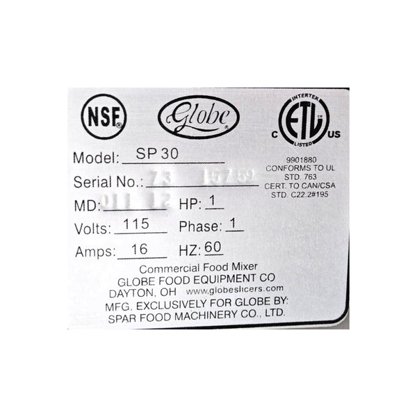 Globe SP30 Mixer