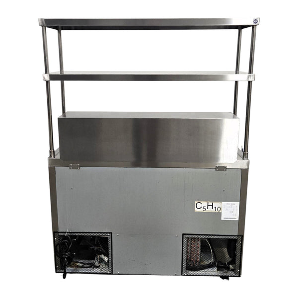 Atosa MSF8306GR Mega Top Refrigerator - 2 Solid Door - With Overshelf