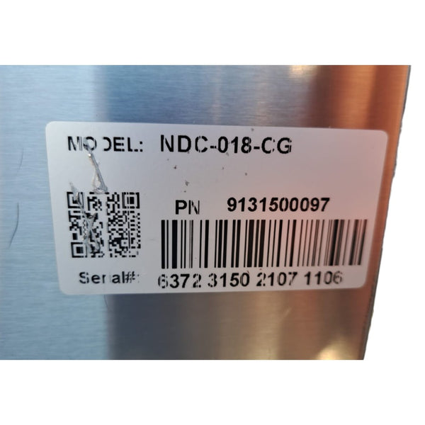 New Air NDC-018-CG Refrigerated Curved Glass Deli Case - 48 Inch