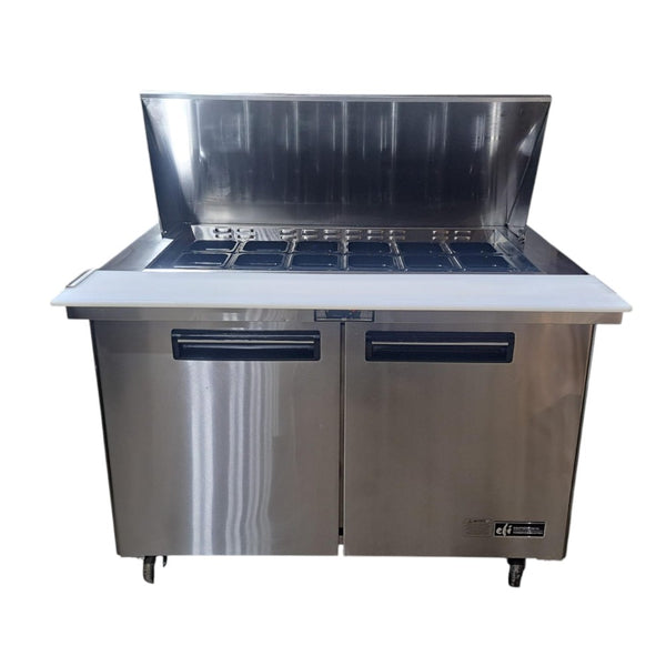 EFI - CMDR2-48VC - Refrigerated Megatop Prep Table - 2 Solid Doors - 48 Inch